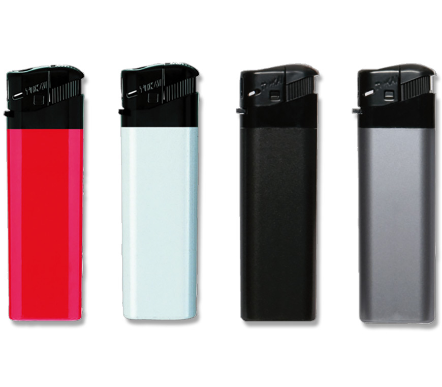 Werbefeuerzeug "Elektronik Clssic" in  5 verschiedenen Farben mit Elektronik-Zündung bei Schuler Werbeartikel
